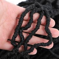 Nouvelles Fausses Locks au Crochet de 18 Pouces, Cheveux Synthétiques Souples pour Tresses au Crochet, Extensions de Tresses pour Femmes