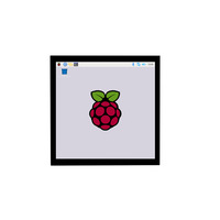 Écran Raspberry Pi 4 pouces pour ordinateur, écran tactile capacitif LCD, écran secondaire carré