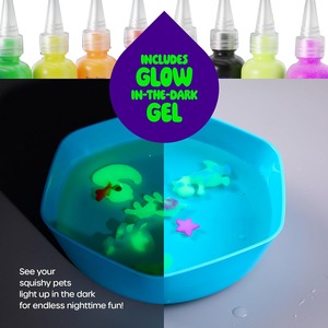 Kit de gel aquatique qui brille dans le noir, artisanat magique, animaux aquatiques féériques, kit de jouets DIY STEM, kits d'artisanat pour enfants - Product Image 4