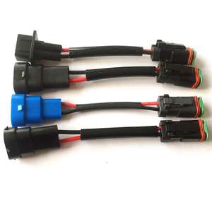 מותאם אישית h11 dt dtp מחבר ערכת 18awg 12 ס "מ pvc אוטומטי רתמה עבור המרת ערפל רכב הוביל רצועות אור - Product Image 2