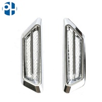 Autocollant de fausse Grille d'admission d'air, 2 pièces, décoration de carrosserie de véhicule, pare-boue latérale pour voiture, accessoires modifiés, résistants à la décoloration