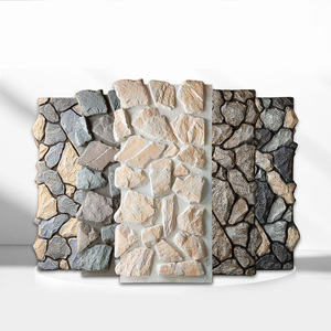Panneau mural décoratif grand format style moderne, étanche en PU, imitation pierre extérieure, insonorisant, ignifuge, pour commerce et divertissement - Product Image 1