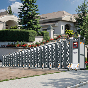 Hiện Đại Thép Không Gỉ Điện Có Thể Thu Vào Ngoài Trời Tự Động Đóng Mở Cửa Trượt Trực Tiếp Nhà Máy Bán Cho Khách Sạn Các Tòa Nhà - Product Image 2