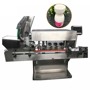 Automatische gerade T-Kork-Glasflasche verschiedene rotierende Dichtenklappe-Maschine Rohrverschluss-Maschine Maschine für Dosen