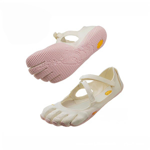 Chaussures de ballet souples Vibram V-Soul Fivefingers pour femmes, semelle extérieure en caoutchouc plate, doublure en coton, yoga, danse, fitness, orteil fendu - Product Image 2