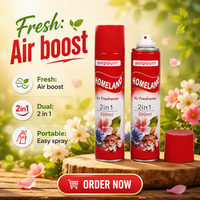Désodorisant en aérosol multi-parfums pour la maison, spray désodorisant pour la voiture, logo personnalisé, marque privée, désodorisant pour l'air ambiant