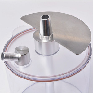 Cachimba de Acrílico Transparente Moderna de Alta Calidad, Diseño 2026, Personalizada, con una Sola Manguera de Silicona - Product Image 4