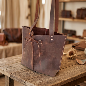 Bolsos de Mano Casuales para Mujer, a la Moda, Personalizables, de Gran Capacidad, Impermeables, Ligeros, de Cuero Genuino, con Cierre Extraíble - Product Image 4