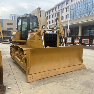 Topadora de cadenas Caterpillar D6G2 XCL amarilla, equipo de construcción de alta resistencia - Product Image 4