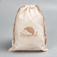 Sac à cordon en non-tissé épaissi, impression personnalisée du logo, sac de rangement pour chaussures, sac publicitaire portable, recyclable