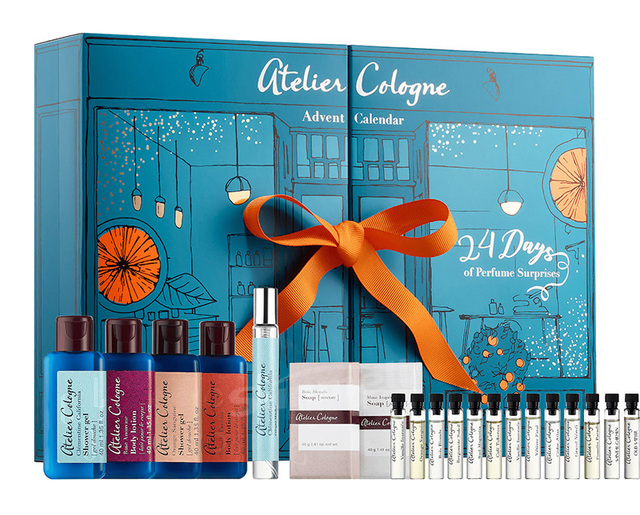 Luxury Fragrance Advent Calendar Paper Boxes With 24  Piece for Holiday Gifting