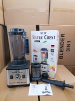 Blender professionnel haute vitesse en acier inoxydable 9000W 4L, mélangeur commercial