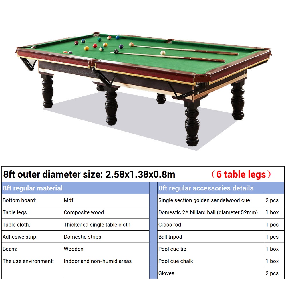Modello standard da 8 piedi e 6 gambe