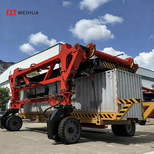 Kunden spezifisches hydraulisches Doppelhub-Hebe system Straddle Transport Container Terminal Straddle <span class=keywords><strong>Crane</strong></span> 30t 40t 50t 60t 70t 80t - Product Image 2