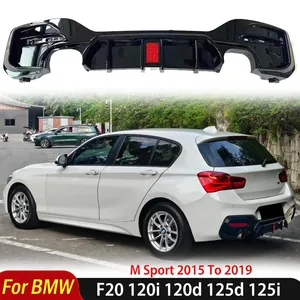 Difusor Trasero Estilo Spoiler con Luz LED Roja para F20 120i 120d 125d 125i M Sport 2015 a 2019 LCI - Product Image 1