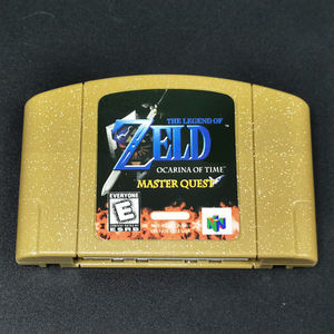 Cartucho de Juego Legend <span class=keywords><strong>of</strong></span> <span class=keywords><strong>Zelda</strong></span> <span class=keywords><strong>Ocarina</strong></span> <span class=keywords><strong>of</strong></span> <span class=keywords><strong>Time</strong></span> para 64 con Caja y Carcasa Gris Dorada - Product Image 4