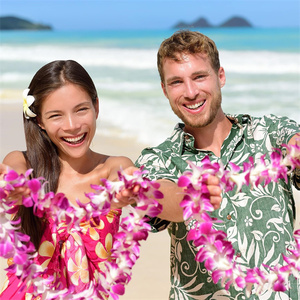 Suministros para Fiestas Temáticas <span class=keywords><strong>de</strong></span> Playa <span class=keywords><strong>de</strong></span> Hawái, Decoración, Guirnalda <span class=keywords><strong>de</strong></span> <span class=keywords><strong>Flores</strong></span>, Pulsera, Leis Hawaianos, Collar <span class=keywords><strong>de</strong></span> Luces LED <span class=keywords><strong>de</strong></span> Navidad, Guirnalda Luminosa - Product Image 4