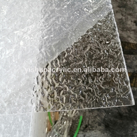 Plaque acrylique décorative en PMMA transparent de 4x8 pieds, prix usine Yishun, vente en gros