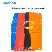 Bracelet RFID jetable / bracelet de cheville avec bouton, étiquette de milieu de gamme 2m, livraison gratuite pour la solution de chronométrage sportif, présence personnelle