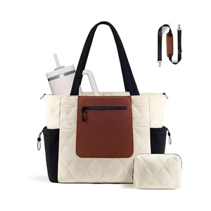 Bolsa de Mano Grande Impermeable con Logotipo Personalizado, Proveedor Mayorista, Diseño con Múltiples Bolsillos, <span class=keywords><strong>para</strong></span> <span class=keywords><strong>Playa</strong></span>, Vacaciones y Uso Diario - Product Image 1