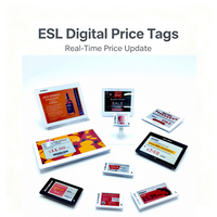Etiqueta de Precio Digital ESL para Tiendas de Abarrotes, Sistema de Etiquetado Inteligente para Estantes, Etiqueta de Precio Electrónica BLE 2.4G, Etiqueta Electrónica para Estantes