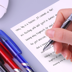 Bolígrafos de Gel Borrables Prácticos <span class=keywords><strong>con</strong></span> Punta de 0.5mm, 3 Colores (Negro/Rojo/Azul) para Estudiantes, Toma de Notas Diarias, Oficina - Product Image 2