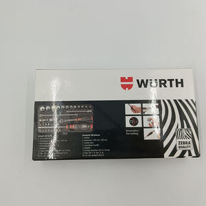 En Stock, Juego de Llaves de Tubo <span class=keywords><strong>Wuerth</strong></span> Originales Nuevas de 1/4 de Pulgada, Juego de 33 Piezas, 09651132 - Product Image 3