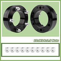 6x5.5 à 6x5.5 adaptateurs d'entretoises de roue forgés de 2 pouces pour 1999-2024 Silverado 1500 Sierra 1500 Yukon 2019-2024 Ram 1500