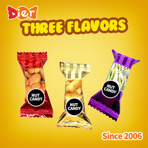Dulces OEM al por mayor etiqueta privada personalizada Halal aperitivos frutos secos crujientes caramelo duro pistacho cacahuete almendras dulces para niños ODM - Product Image 2