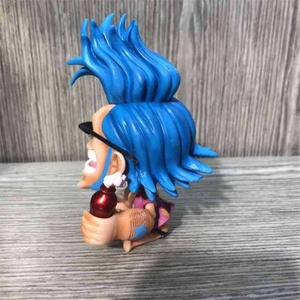 FigureCrazy One Piece FRANKY Q Version Rire et S'asseoir Mignon Figurines d'action en PVC OP Zoro Nami Brook Chopper <span class=keywords><strong>Usopp</strong></span> 10cm - Product Image 2