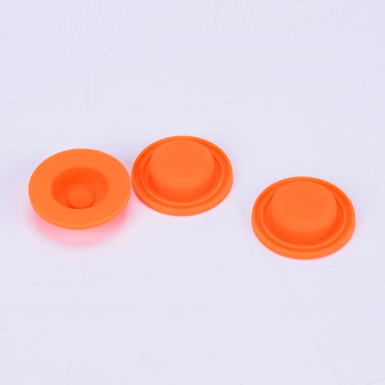 Custom made della gomma di silicone tattile pulsanti di copertura/berretti, pulsante della chiave
