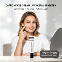 Crème pour les yeux à la caféine jour et nuit pour les cernes, les ridules et les yeux fatigués 15 ml Soin hydratant pour les yeux pour tous les types de peau