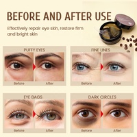 Patchs Anti-Cernes et Anti-Poches au Collagène et Caféine pour le Contour des Yeux, Marque Blanche