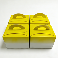 Boîte à dessert miniature SP3947, boîte à gâteau en carton blanc, écologique, recyclable, pour sushi, collations, boulangerie, sans danger pour les aliments