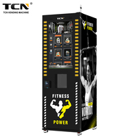 Máquina Expendedora de Batidos de Proteínas TCN, Dispensador Automático de Bebidas con Mezcla de Polvo, con Pantalla Táctil de Pago sin Efectivo para Gimnasio
