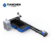 Machine de découpe laser de feuilles et de tubes de 1,5 kW à 6 kW, système de contrôle Cypcut, PEK AI BMP PLT, découpeuse laser à fibre graphique pour tubes et plaques