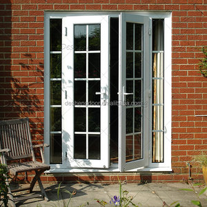 Portes françaises en acier français pour l'extérieur, taille pour la maison, porte française en aluminium avec vitrage, porte à battants pour maison, villa - Product Image 6