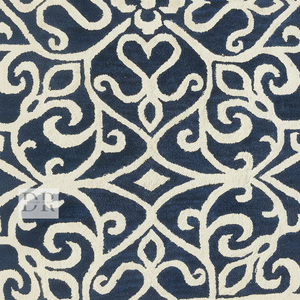Modern High Quality Woolen Hand <b>Tufted</b> <b>Rug</b> Blue White Design Custom Size for Dining/Living Room Home Floor Carpet Gift - Product Image 1