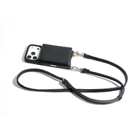 Étui de téléphone multifonctionnel en cuir véritable avec fente magnétique pour cartes et bandoulière pour femme – Vente en gros