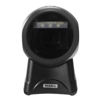 RADALL-Escáner de código de barras omnidireccional 2D de alta calidad, interfaz USB y COM, lector de código de barras de alto rendimiento