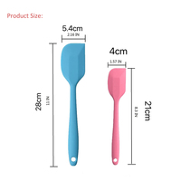 Spatule carrée en silicone résistante à la chaleur de qualité alimentaire personnalisée de marque privée outil de cuisine pour grattoir de cuisson et de pâtisserie