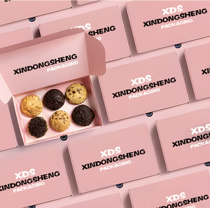 Boîtes d'emballage individuel en papier biodégradable de forme personnalisée Boîte à cupcakes à gâteau cadeau en carton - Product Image 2