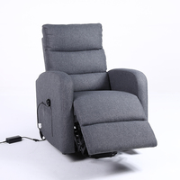 Fauteuil inclinable électrique en tissu lin extensible pour personnes âgées, pour la maison, le bureau, la chambre, l'hôtel, l'appartement, le salon
