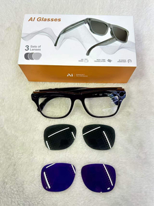 XK ONE Pro AI Translation <b>Smart</b> Sunglasses Anti-blue Light Photochromic Lens <b>WiFi</b> <b>Camera</b> IP67 Plastic Magnetic Charging App - Product Image 3