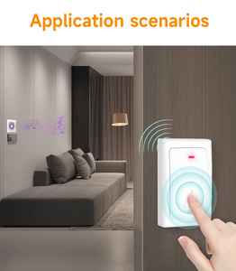Hearing Impaired Alert Device Doorbell Signalers Bed Shaker Alarm <strong>Clock</strong> <strong>Kit</strong> with UK US EU Plug Doorbell - Product Image 6