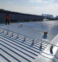 Revêtement de toiture réfléchissant la chaleur pour économie d'énergie, peinture isolante thermique à base d'eau pour toitures en métal, béton et verre