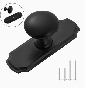 Puxadores Vintage em Zinco Preto Fosco, Puxadores Retos Retrô Duráveis para Armários de Cozinha e Gavetas, Outros Acessórios - Product Image 4