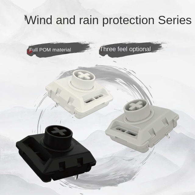 Kailh Phantom Switches for Lofree Flow Mechanical Keyboard Low-Profile Hot-swappable Full POM Material
