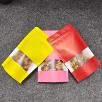 Groothandel Goedkope Mat Zwart Geel Blauw Roze Groen Oranje Paars Gekleurde Rits Kraft Papieren Zakken Fabrikant Fabrieksleverancier