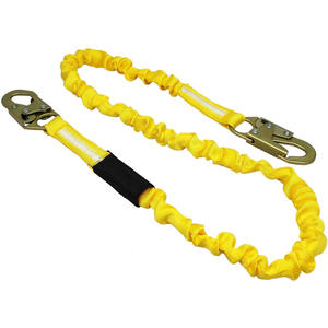 ANT5PPE tali pengaman kerja elastis, tali Lanyard dapat disesuaikan dengan kait tunggal SND81 perlindungan jatuh sabuk pengaman - Product Image 6